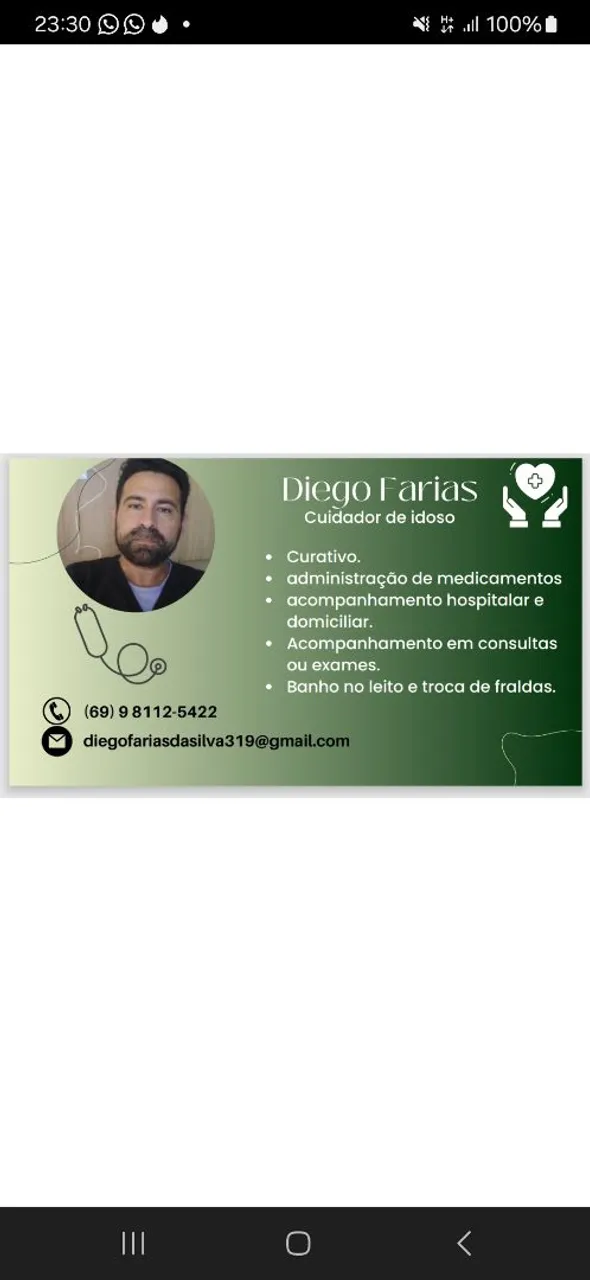 Serviços de enfermagem em hospitais e domiciliar!!whatsapp *