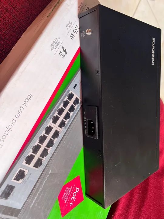 Switch Intelbras 16 Portas PoE+ Gigabit - Foto 6