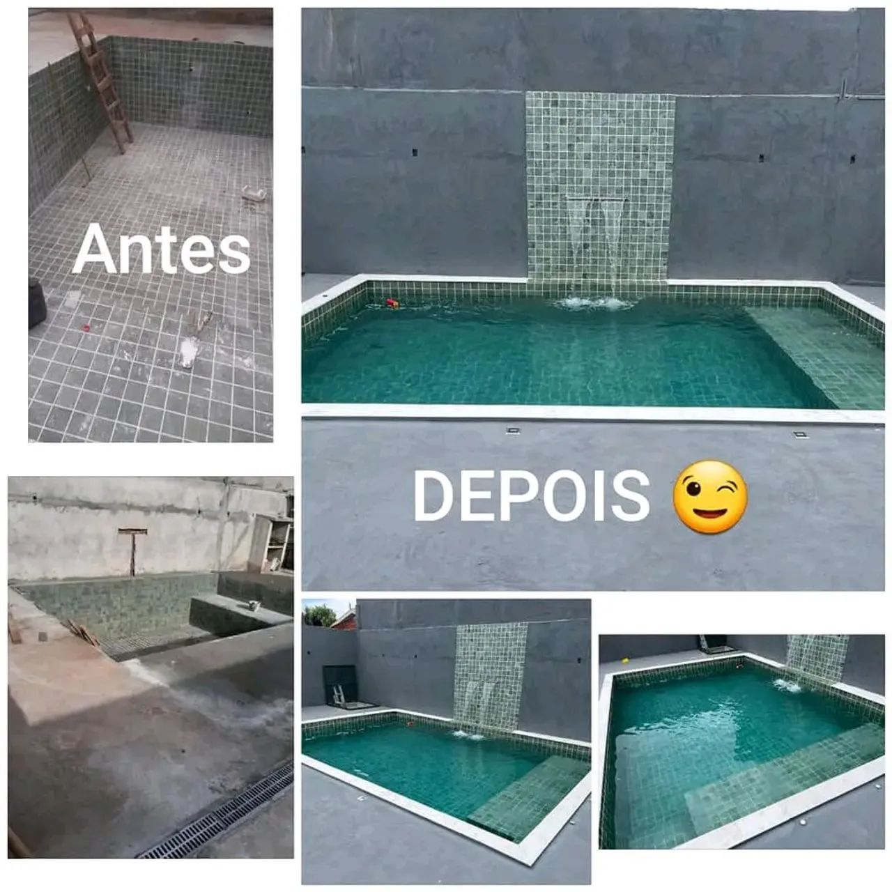 FAÇO PISCINAS/ÁREAS? PREVISÃO É MAIS CALOR ? ESSA ESTÁ PRONTINHA ?SOLICITE SEU ORÇAMENTO ?
