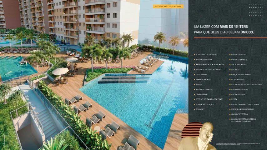 More ou Invista: Studio Perfeito no Centro do Rio com Rooftop e Piscina! - Foto 5