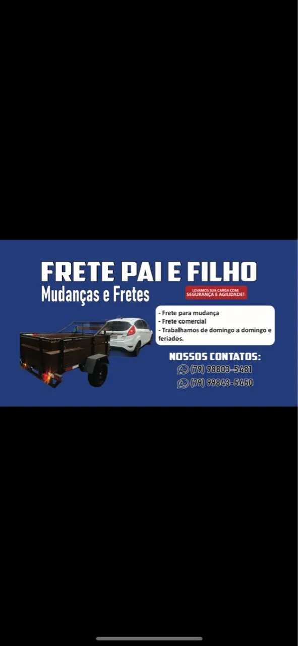 Frete domingo a domingo e feriados