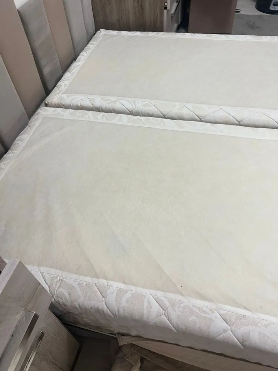 Doa-se Base de Cama Box Queen bege 158x198 - Foto 4