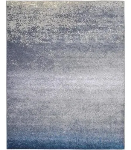 Tapete Moderno Azul e Cinza coleção Supreme São Carlos Água 52/30 200x150cm