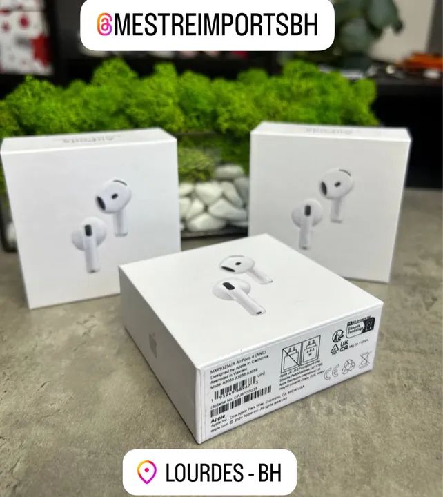 AirPods 4 com Cancelamento de Ruído (Novos) (Loja física)