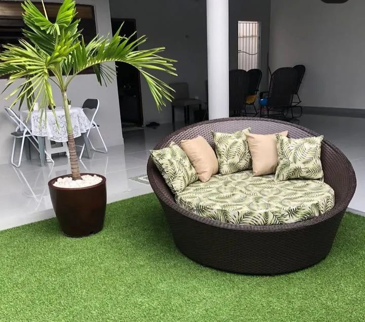 Poltrona chaise de fibra sintética  - Foto 4