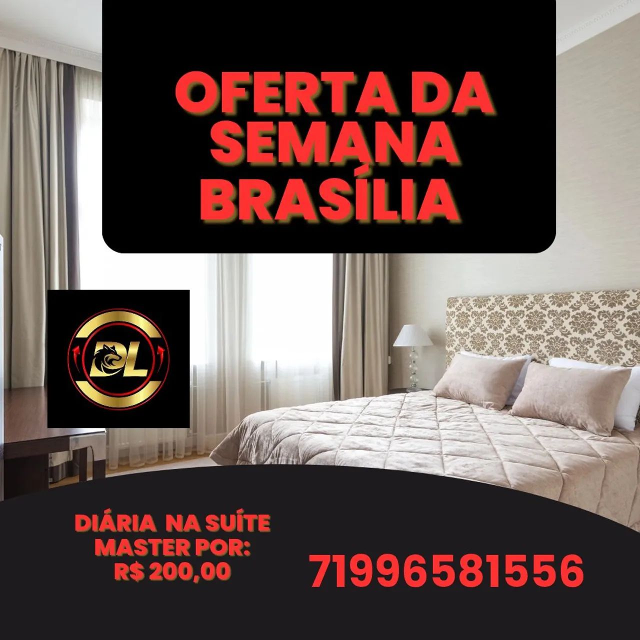 Oferta da Semana em Brasília - Suíte Master