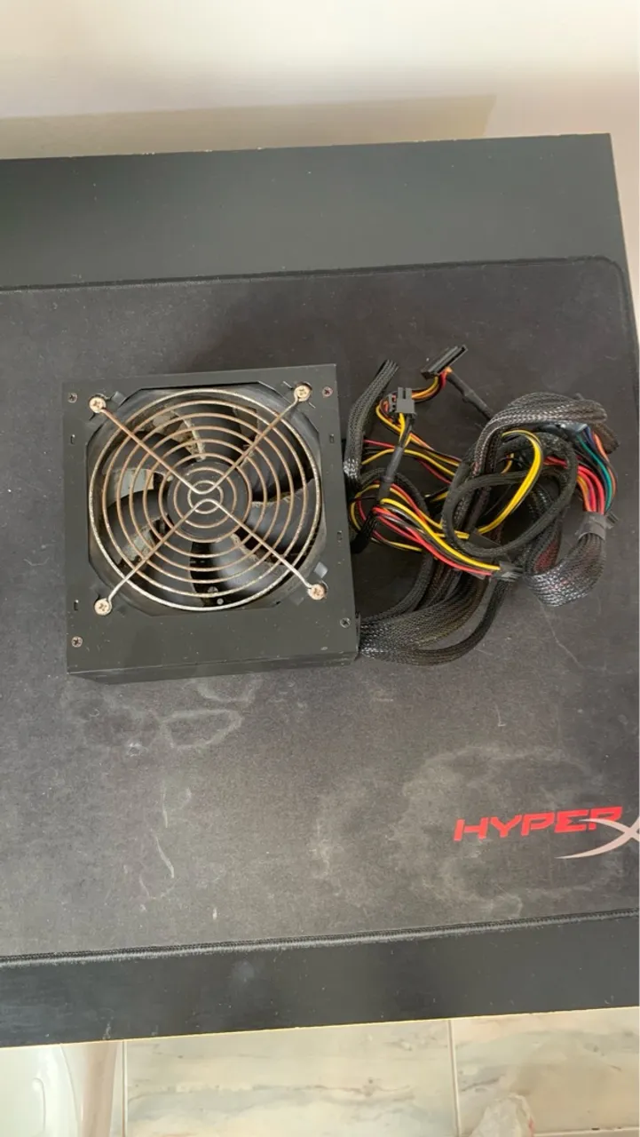 Fonte ATX 500W Bluecase (com defeito) - para peças ou conserto