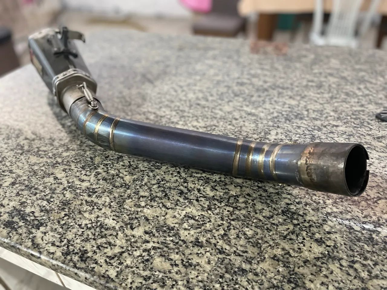 Ponteira / cano/ link Kawasaki zx- 6r 636 Akrapovic - Peças para