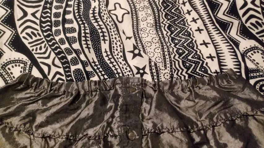 Saia Cinza Brilhosa para Festas (plus size) - Foto 5