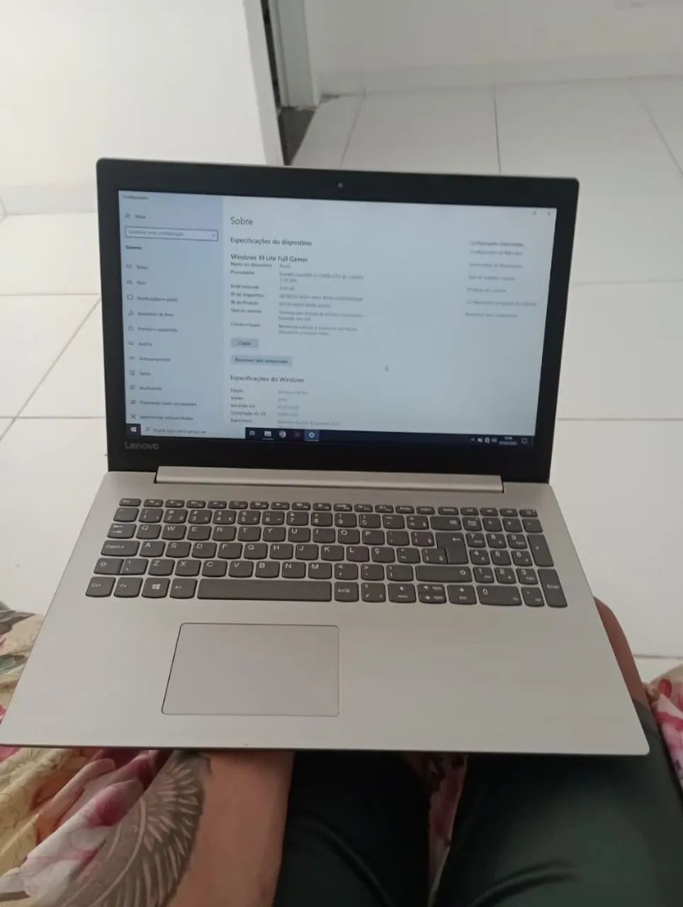 NOTEBOOK LENOVO DDR4 4GB I3 7°GERACAO 900$