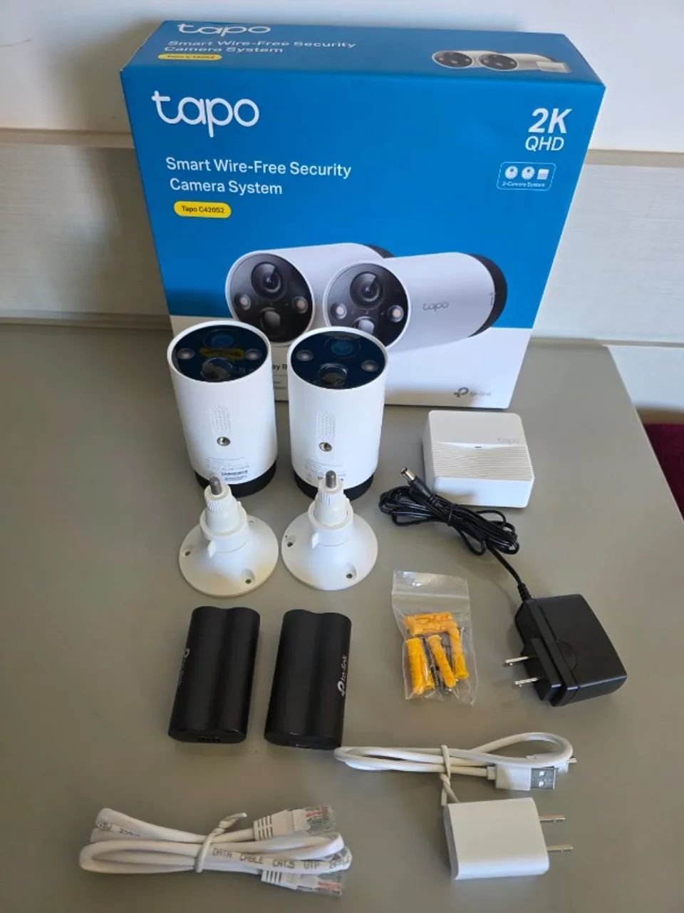 Kit 2 Câmeras de Segurança Tapo TP-Link C420S2 - Câmeras e