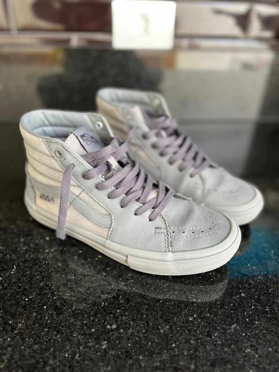 Tênis Vans Sk8-Hi Cinza