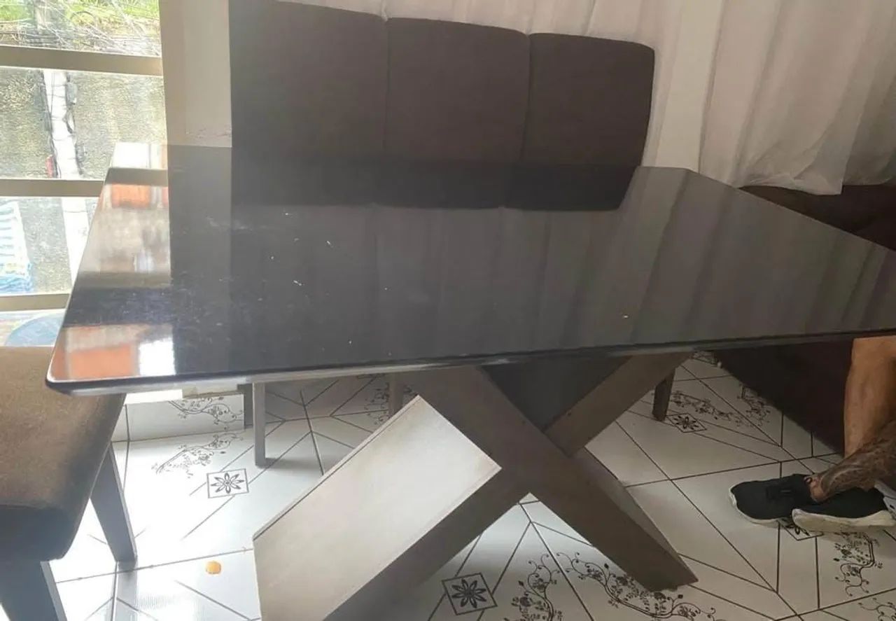 Mesa moderna 4 cadeiras 64363876030467121