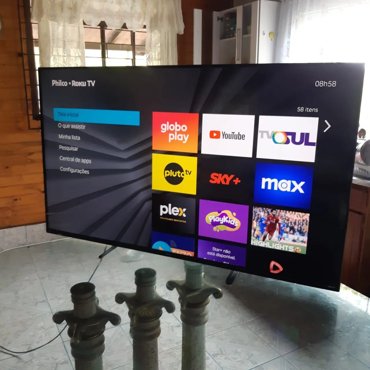 Tv 4k Smart 43"Philco Roku Tv Wi-Fi ultra slim  - Foto 4