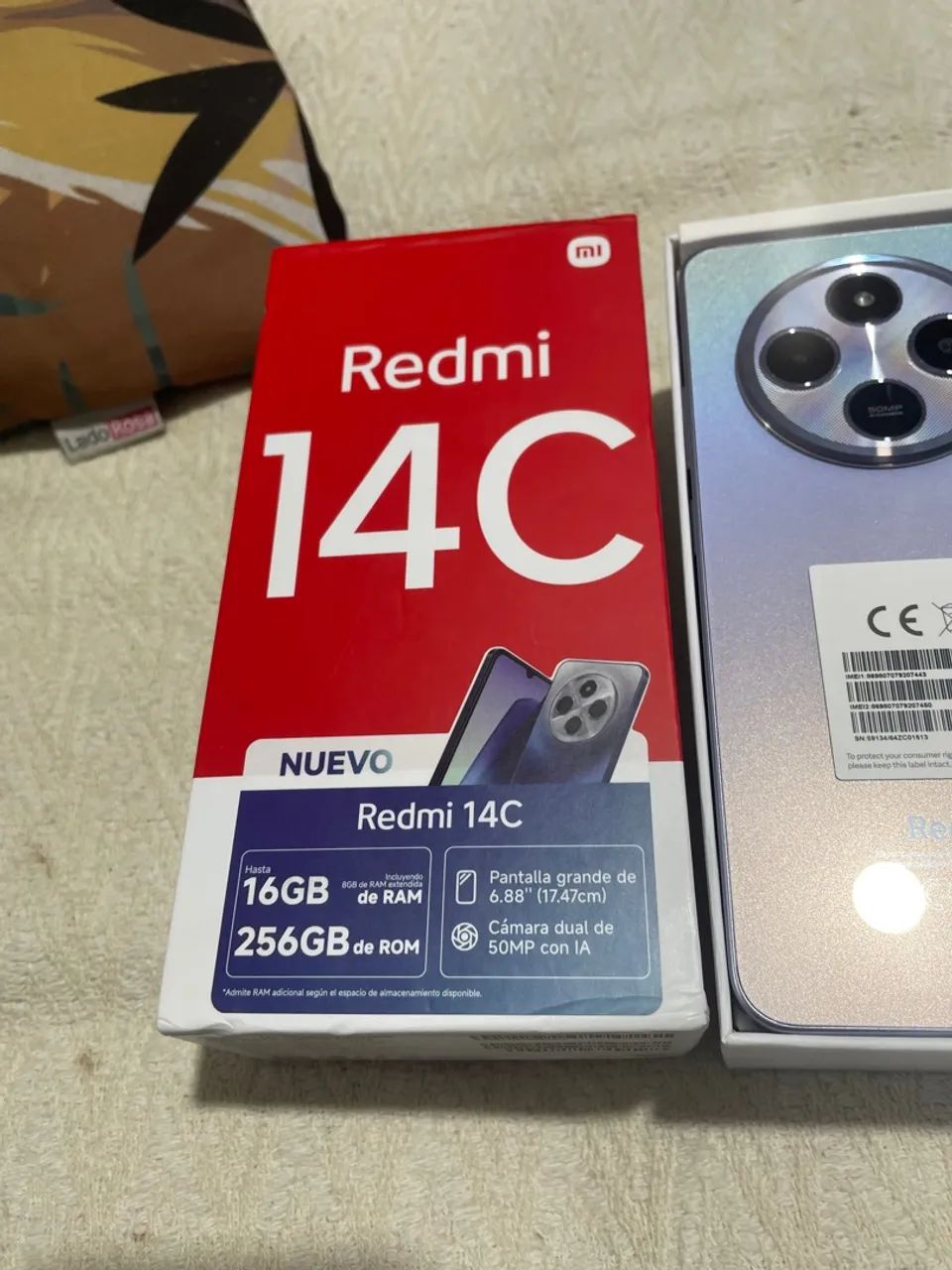 Redmi 14C 256 gigas novo 