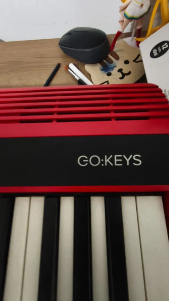 Teclado Roland Go Keys + Pedal de sustain + Suporte + Capa nova - Foto 3