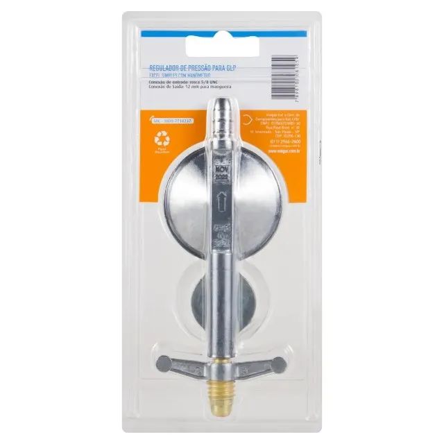 Regulador de Gás 1 Kg/h com Manômetro Vinigás - Foto 4