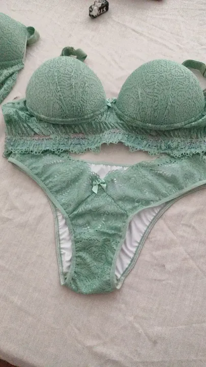 Conjunto de Lingerie Renda Verde e outras cores tbem fabricação propria