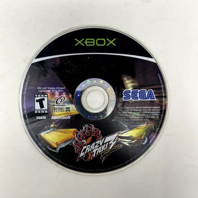 Crazy Taxi 3 High Roller Original Xbox Clássico (apenas disco) 