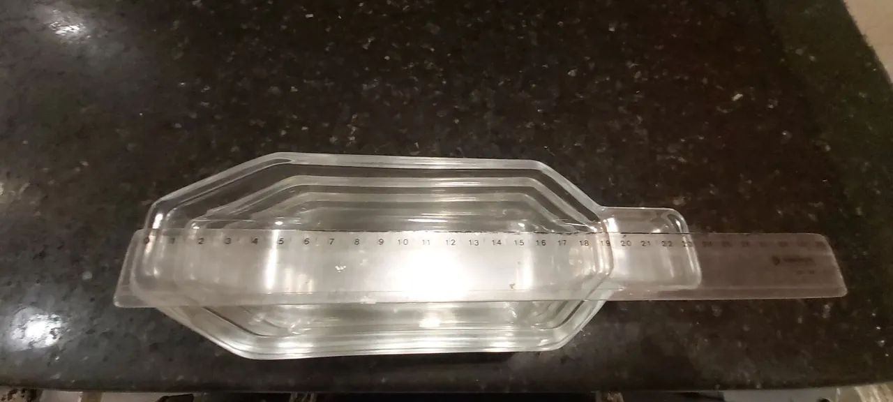 Jogo de 5 Peças para Servir - Vidro Transparente - Foto 2