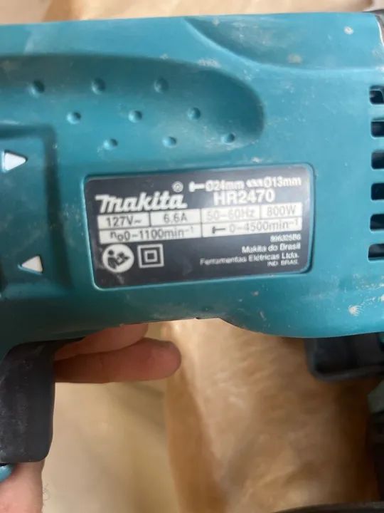 Furadeira de inpacto martelete Makita - Foto 2