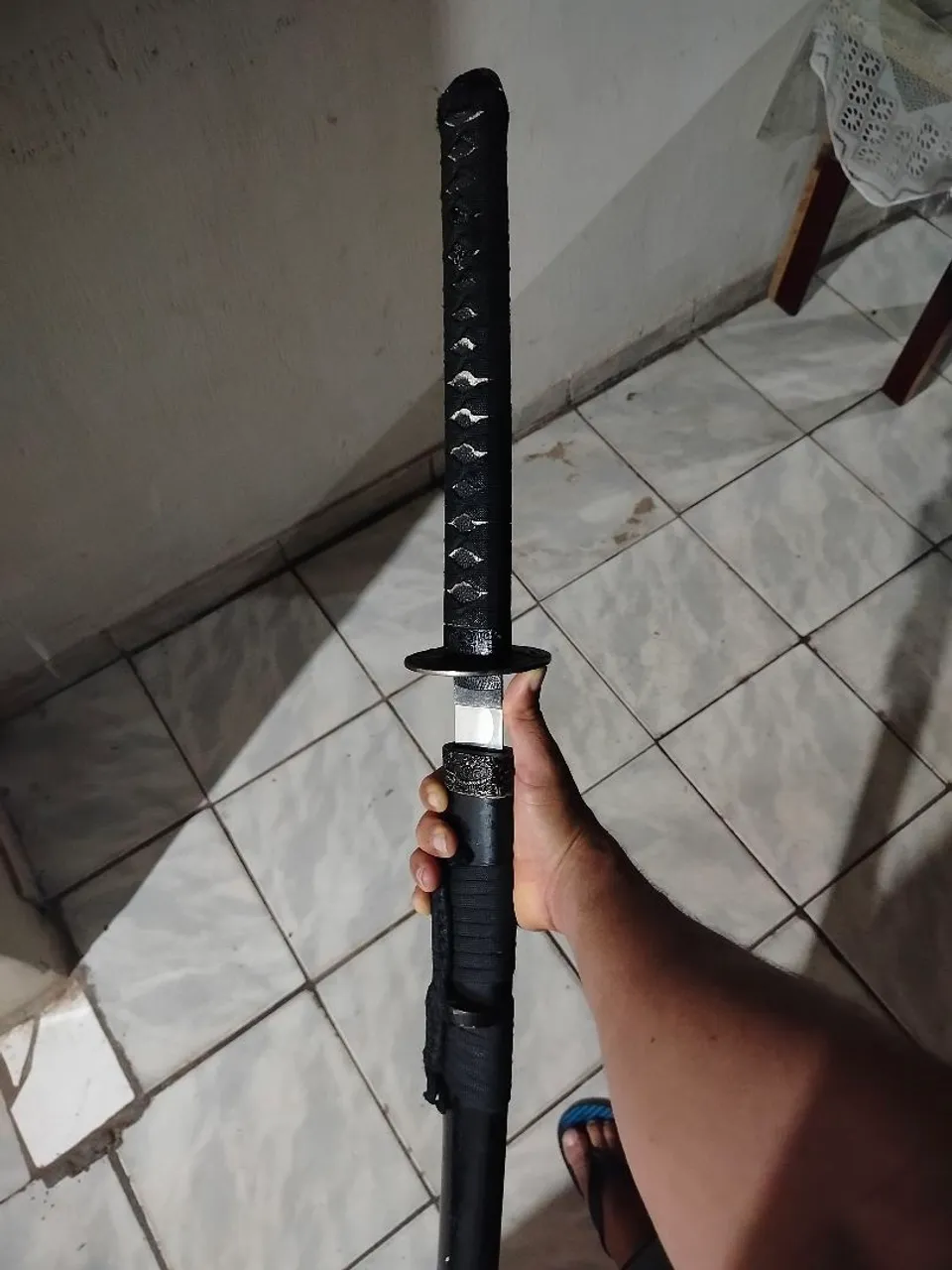 Katana Decorativa - Lâmina em Aço Carbono