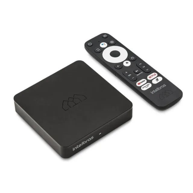 Smart Box Android Tv Izy Play Full Hd Intelbras - Bivolt - NOVO
