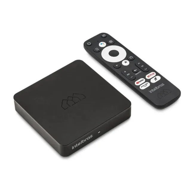 Smart Box Android Tv Izy Play Full Hd Intelbras - Bivolt - NOVO