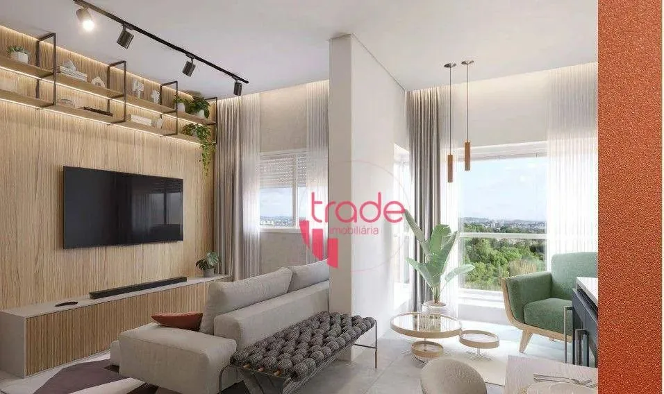 Apartamento para Vender de 02 Quartos no Bairro Nova Aliança em Ribeirão Preto com Sacada.