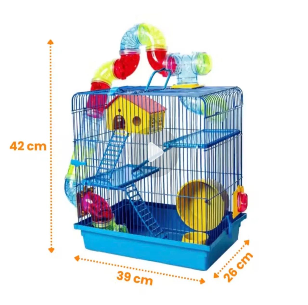 Gaiola de hamster grande 