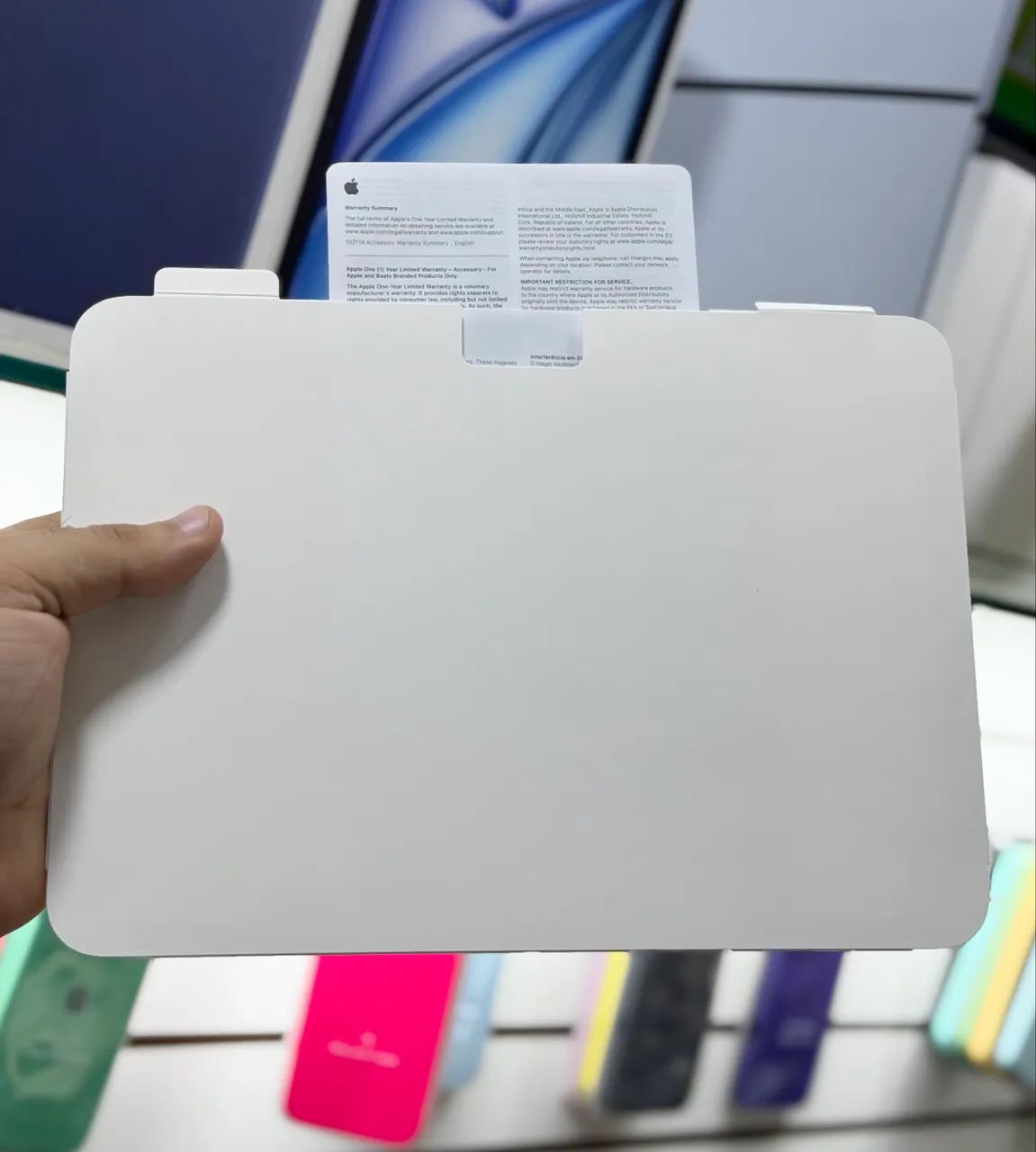 Magic keyboard original Apple para ipad pro m4 e m5 de 11 polegadas LOJA FÍSICA seminovo - Foto 5