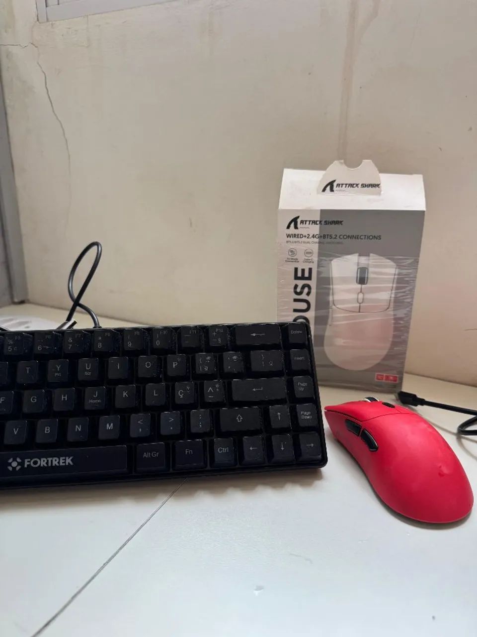 Kit Mouse e teclado gamer