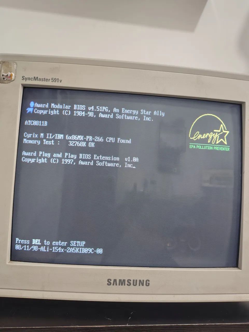 CPU antigo Retro Windows 98 Cyrix II 6x86 32MB ram HD 3.2GB - Foto 4