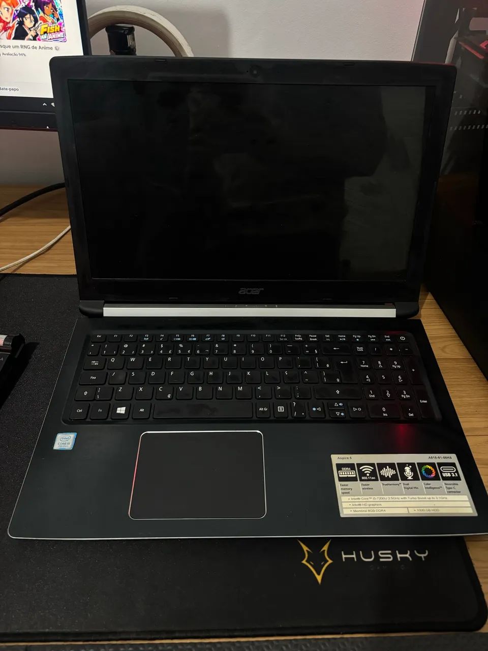 Notebook Acer Aspire 5 i5 7g