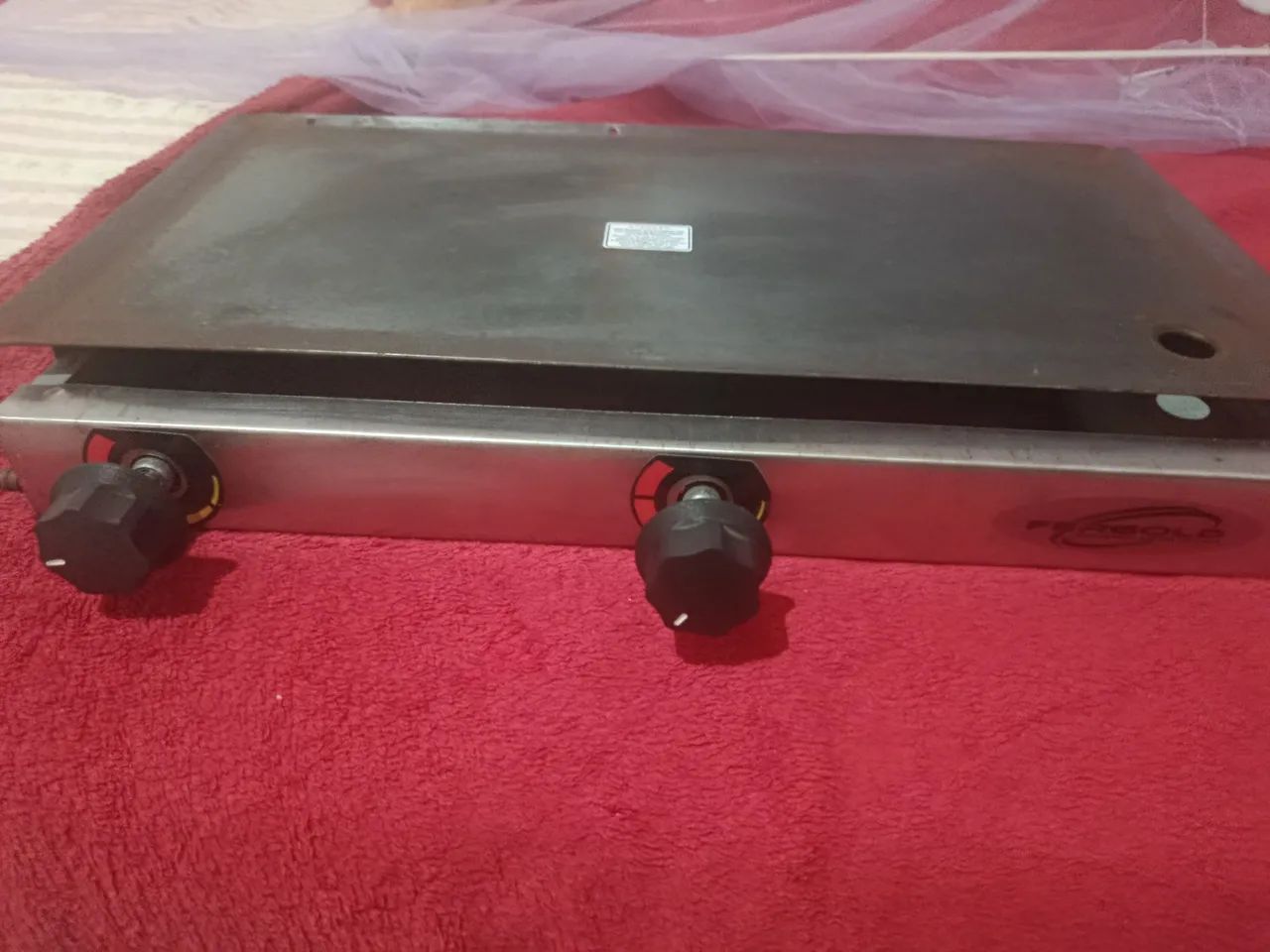 Chapa de hambúrguer nova