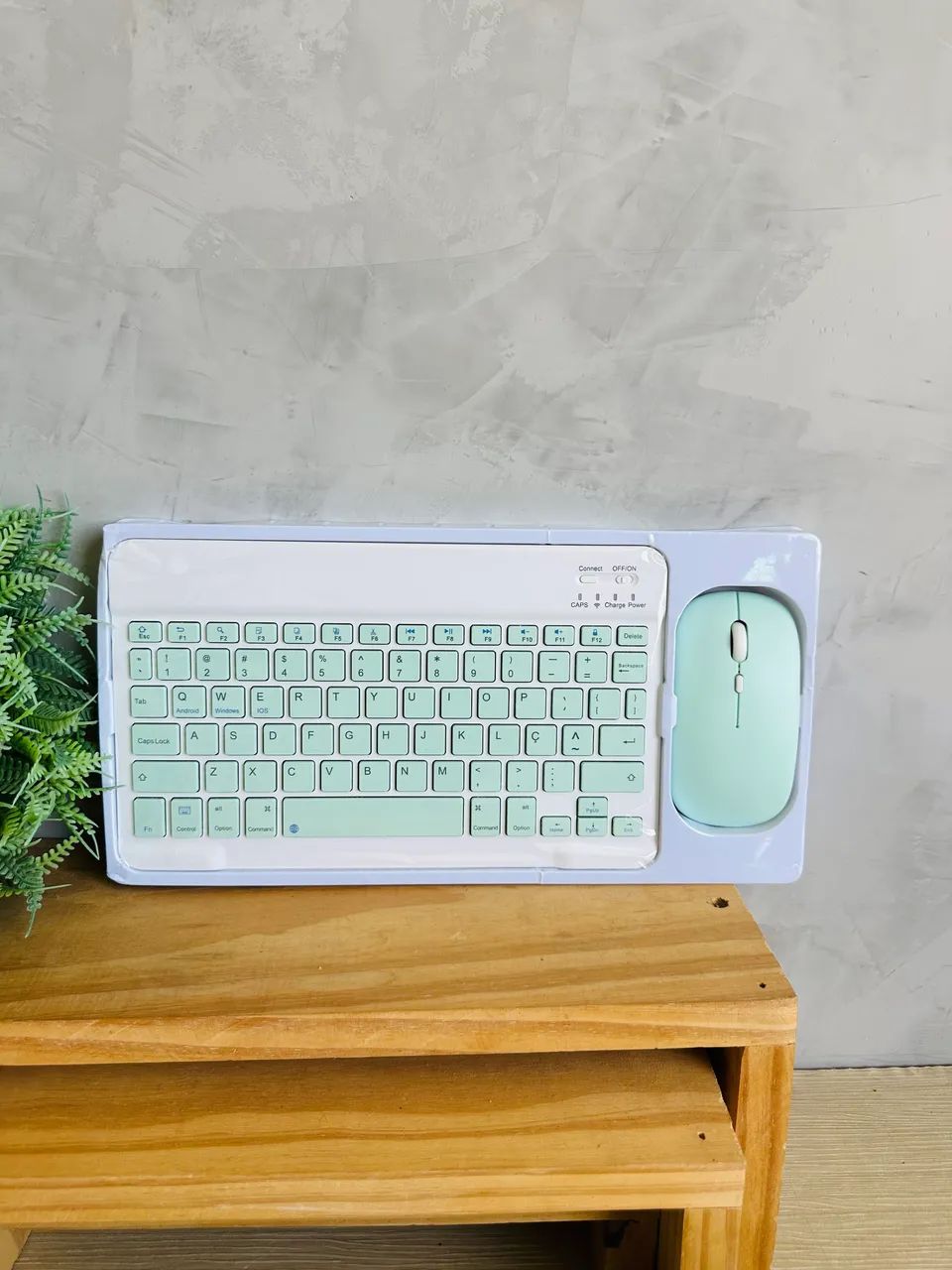 Kit Teclado e Mouse Bluetooth | Sem Fio | Compacto | Entrega Imediata - Foto 3