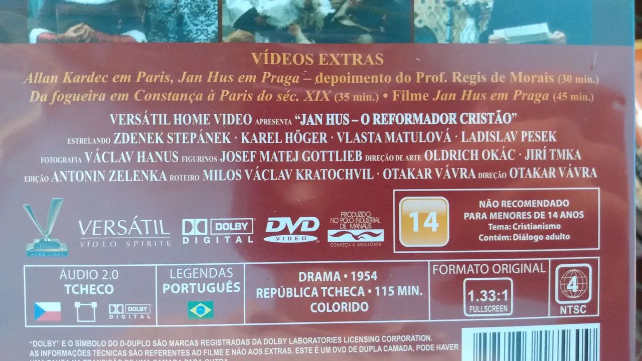 DVD original jan Hus ótimo estado.  - Foto 2