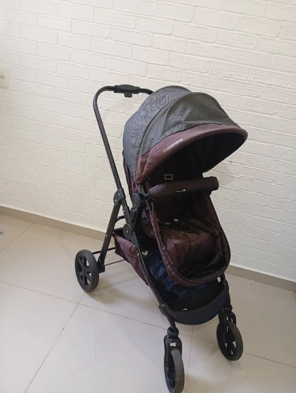 Carrinho de Bebê Galzerano - Usado - Foto 2