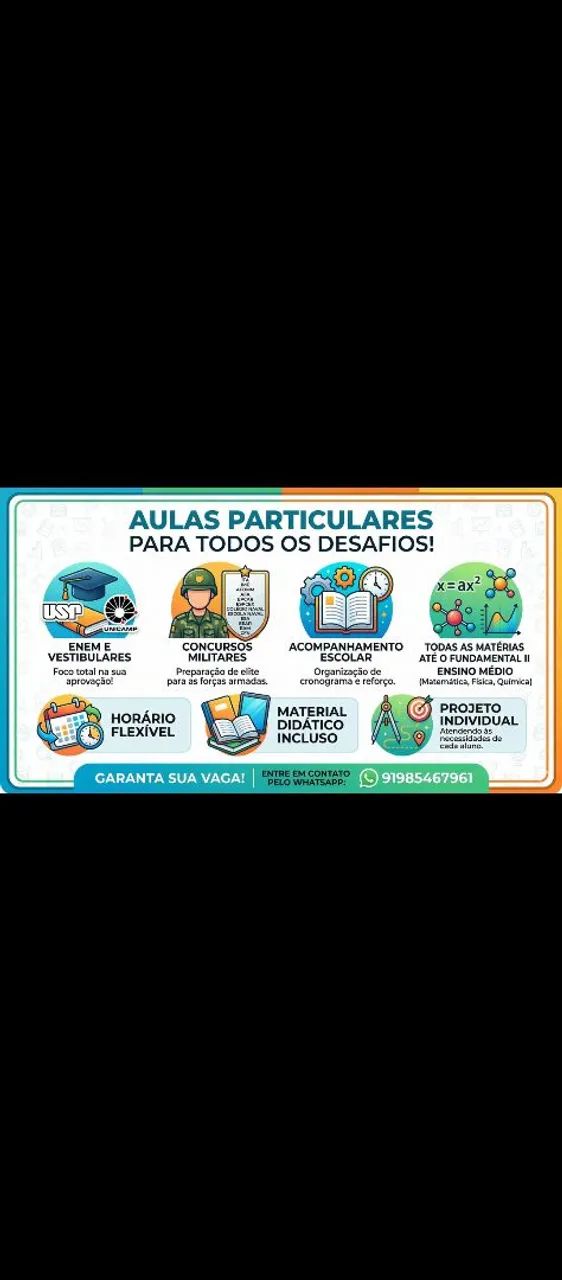 Aula particular e tutoria 