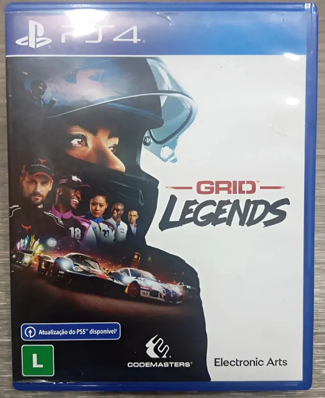 GRID LEGENDS PS4 com atualização para PS5