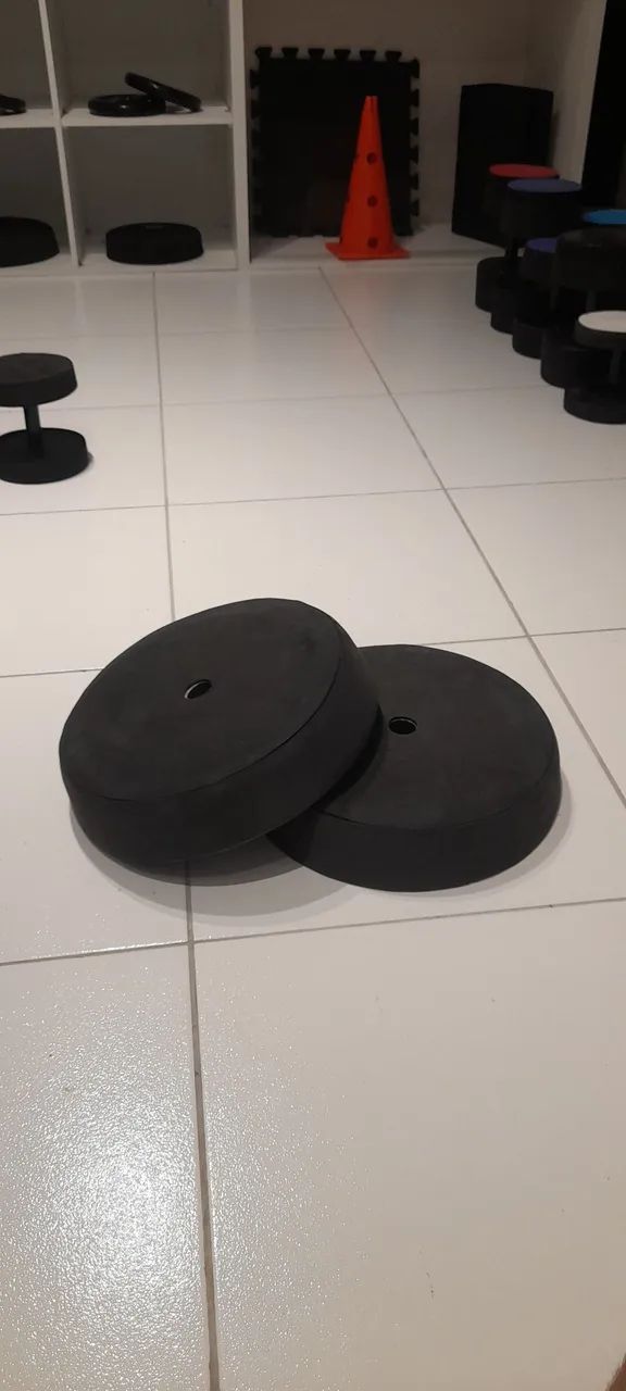 2 anilhas de 10kg - Foto 2