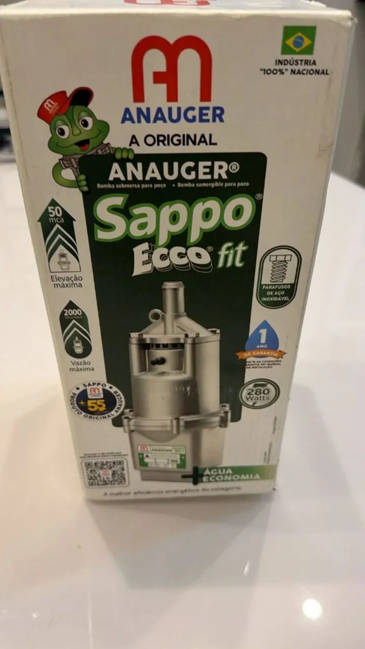 SAPO Submersible Pump 220V, 2000 L/h, Brand New, Never Used, in Original Packaging.