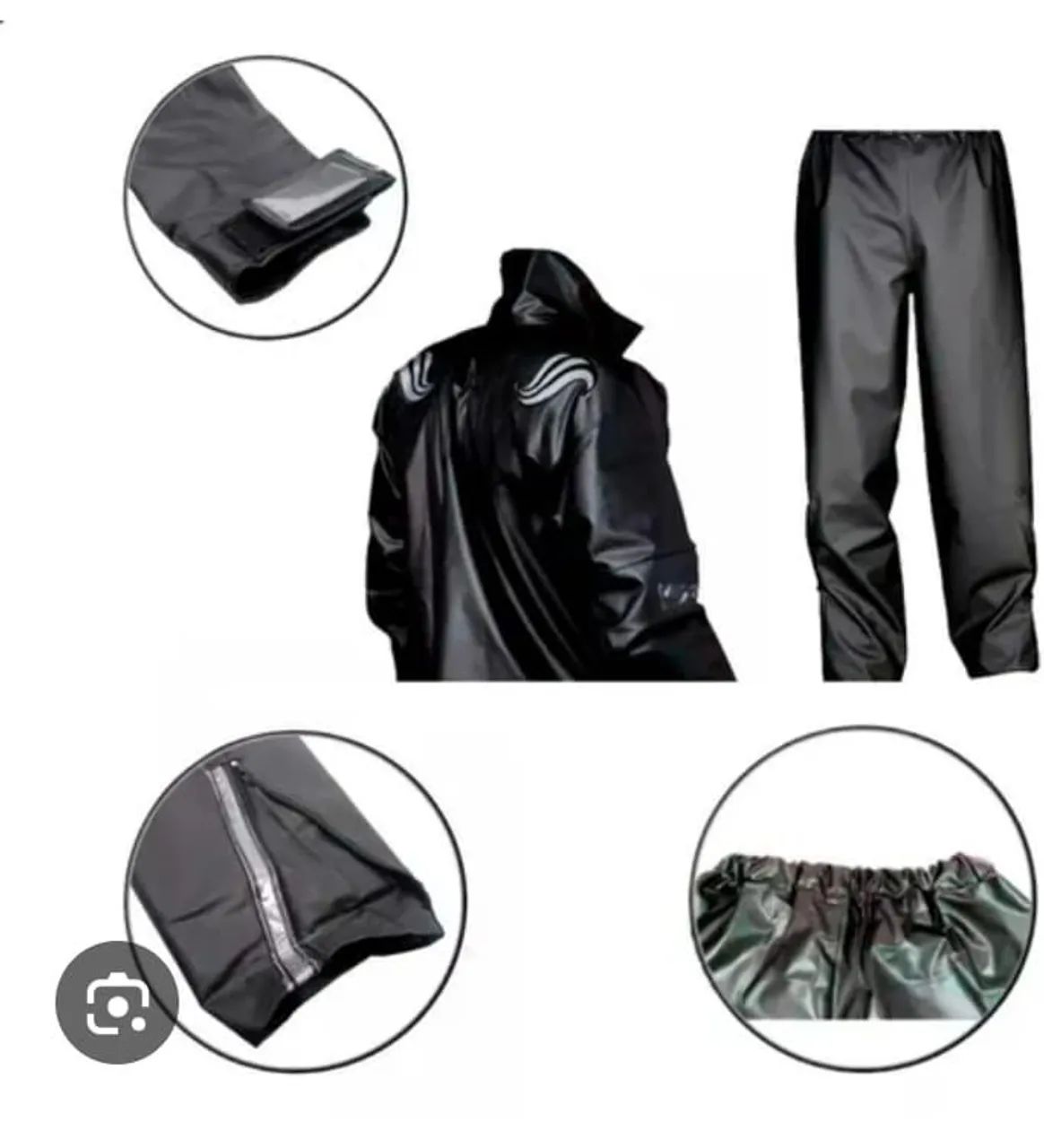 Capa de chuva motoboy  - Foto 3