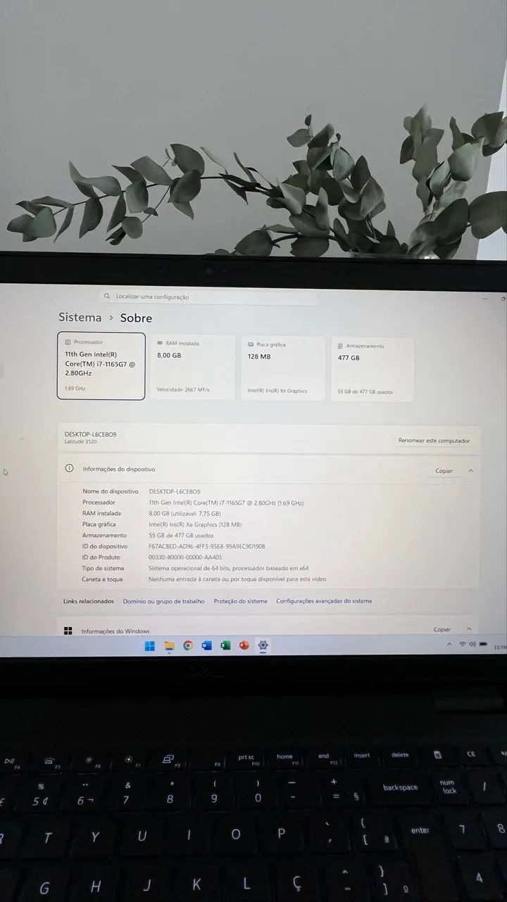 Notebook Dell Latitude 3520 i7 11a gen - Foto 5