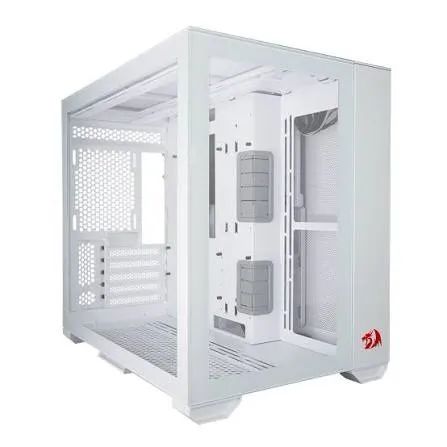 GABINETE GAMER LIAN LI - REDRAGON MODELO O11DYNAMIC MINI BRANCO - Foto 3