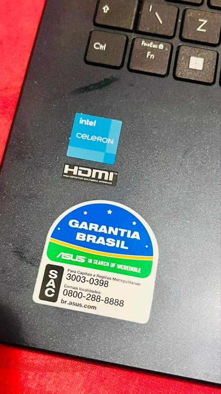 Notebook Asus Celeron - Com Nota Fiscal e Carregador Original - Estado de Novo - Foto 3