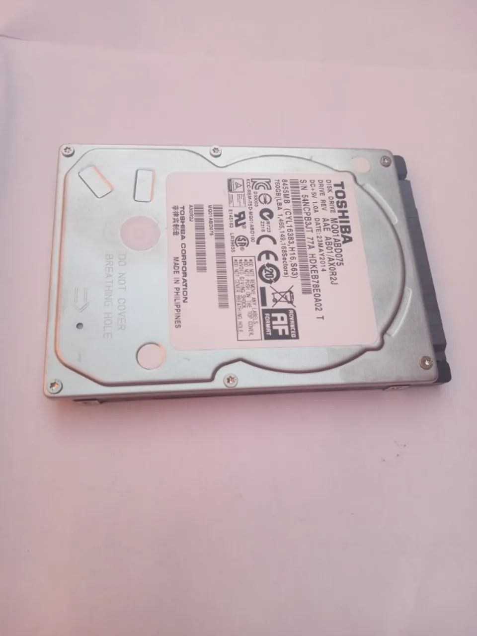 HD de Notebook Sata- 750 Gigas - Foto 5