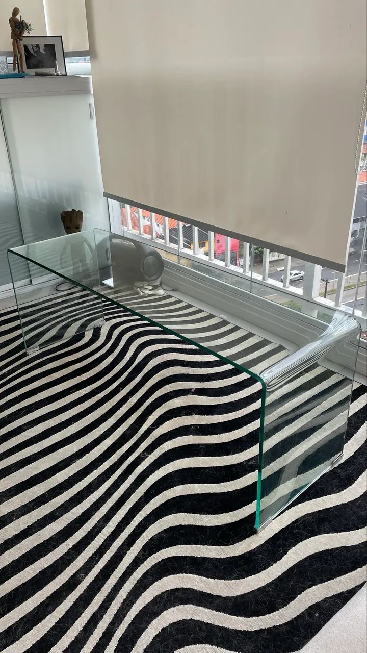 mesa de centro tok stok vidro temperado - Foto 3