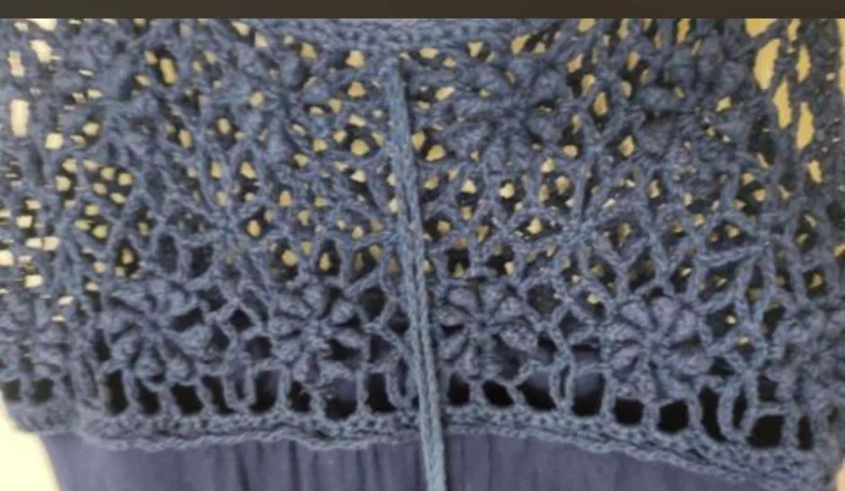 CHOCRIS VESTIDO crochê malha Tam M  - Foto 3