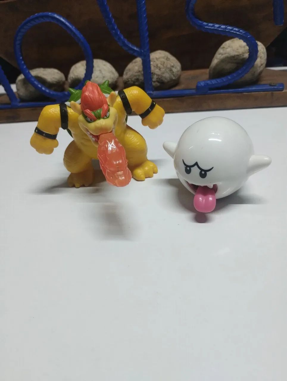 Bowser e a nuvem Um Boo
